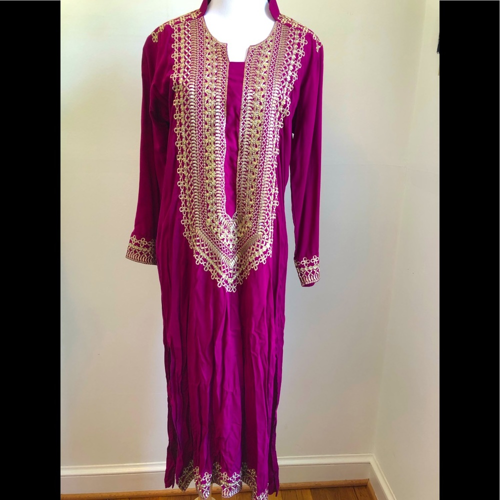 Magenta Pink Kurta Shalwar Kameez - Pakistan India